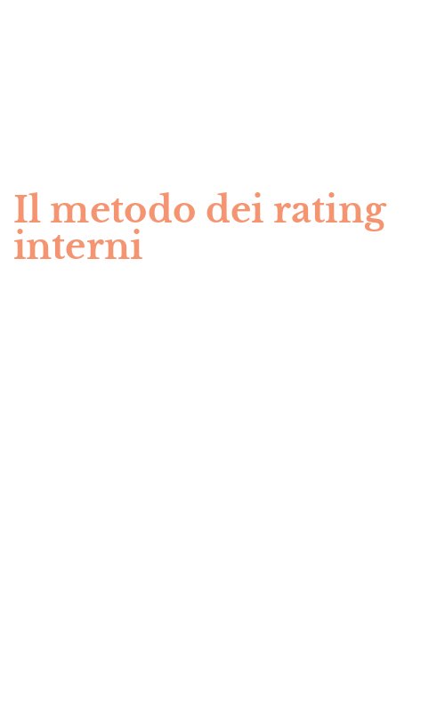 Il metodo dei rating interni