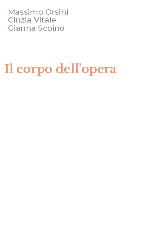 Il corpo dell'opera