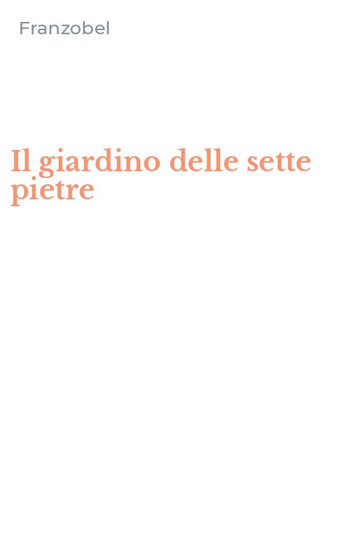 Il giardino delle sette pietre