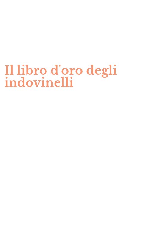 Il libro d'oro degli indovinelli