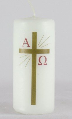 CROCE CON ALFA E OMEGA