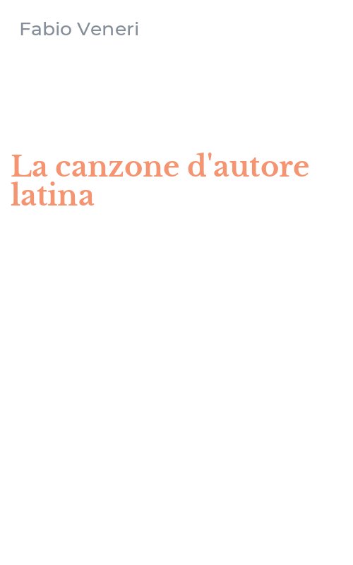 La canzone d'autore latina