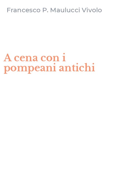 A cena con i pompeani antichi