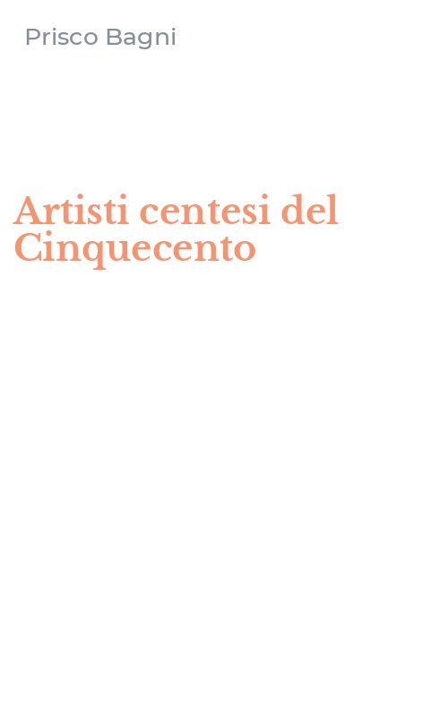 Artisti centesi del Cinquecento