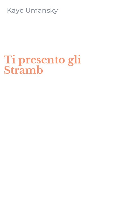 Ti presento gli Stramb