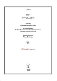 Stobaeus. Ediz. italiana, inglese, francese e tedesca. Testo greco antico a fronte