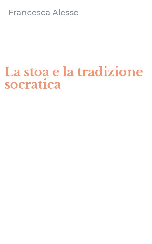 La stoa e la tradizione socratica