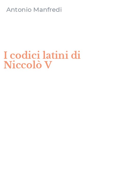 I codici latini di Niccolò V