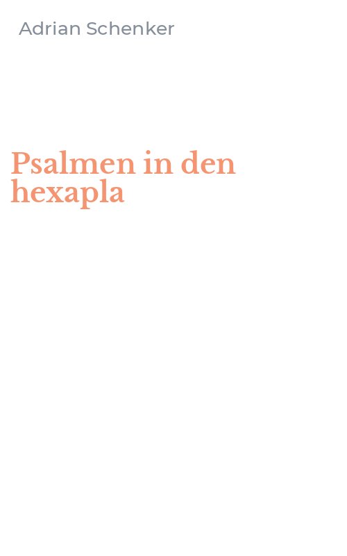 Psalmen in den hexapla