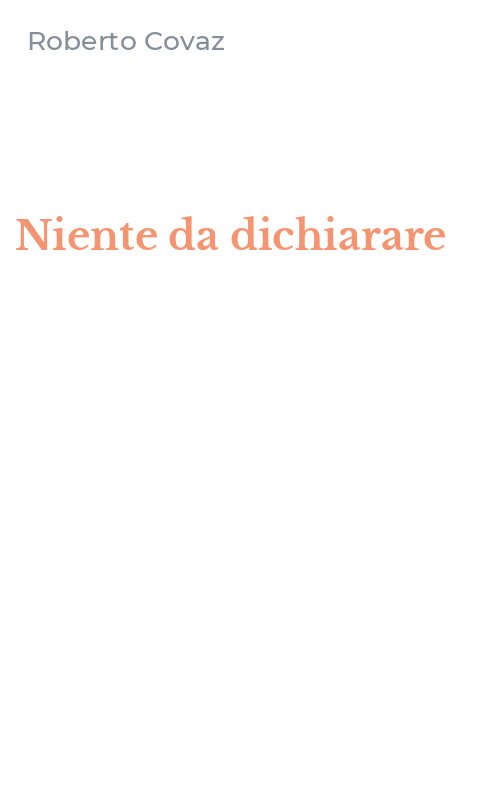 Niente da dichiarare