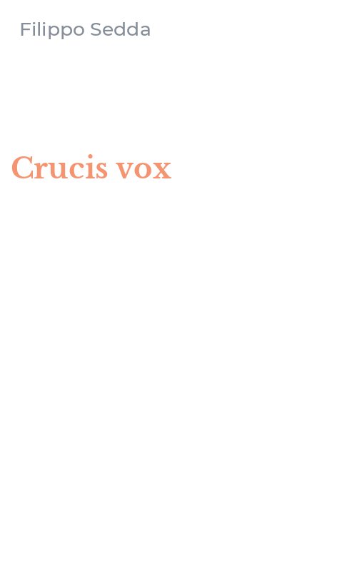 Crucis vox