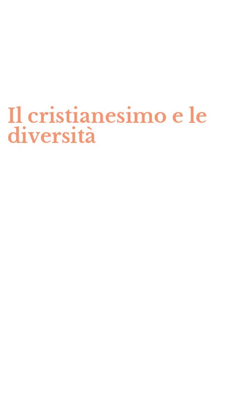 Il cristianesimo e le diversità