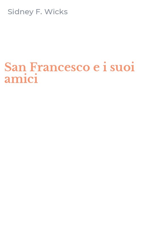 San Francesco e i suoi amici