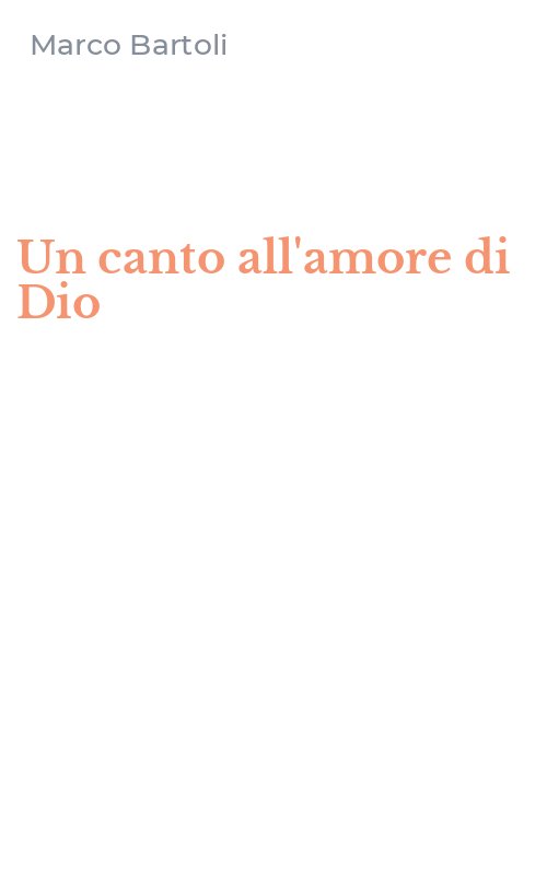Un canto all'amore di Dio