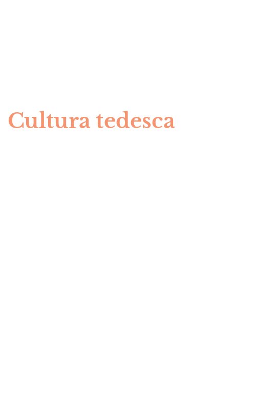 Cultura tedesca