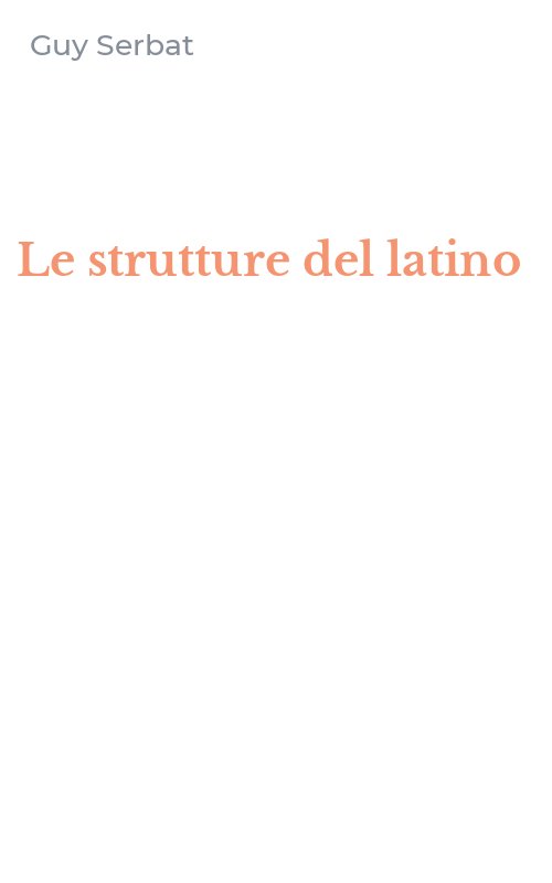 Le strutture del latino