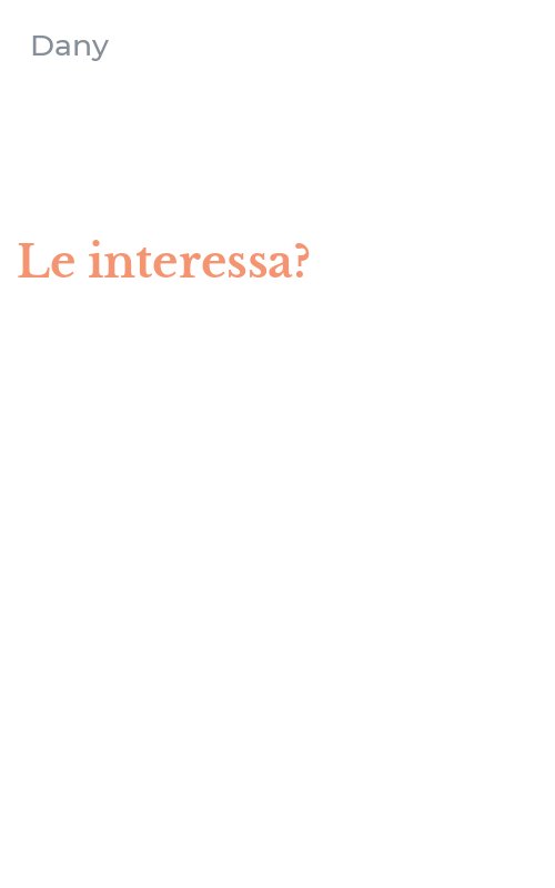 Le interessa?