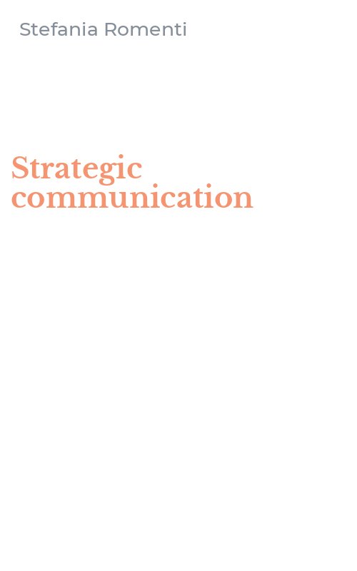Strategic communication
