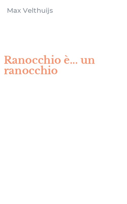 Ranocchio è... un ranocchio