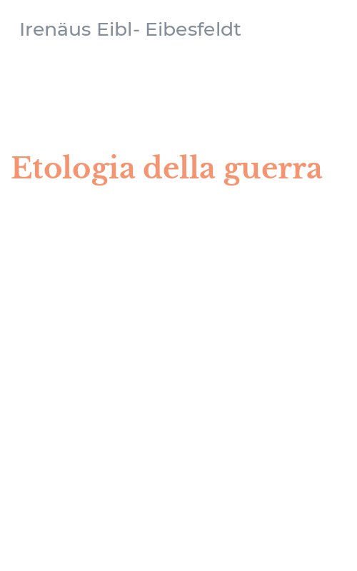 Etologia della guerra