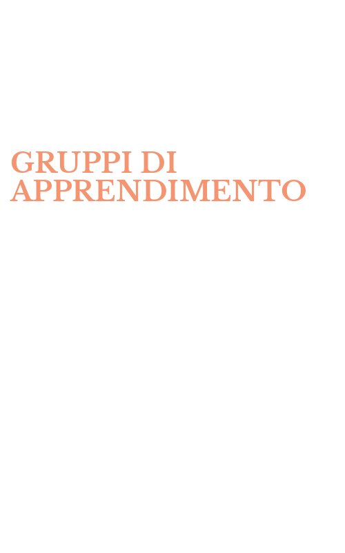 GRUPPI DI APPRENDIMENTO
