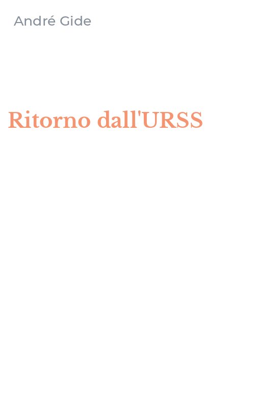 Ritorno dall'URSS