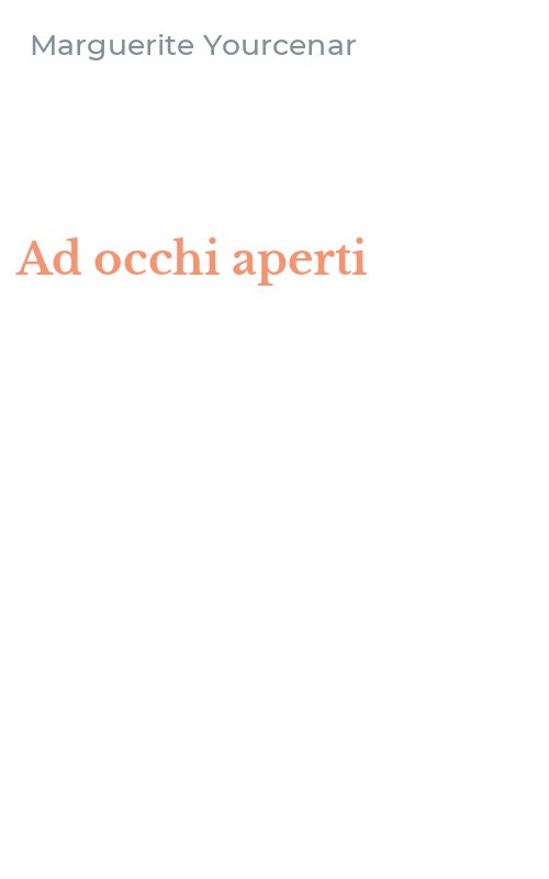Ad occhi aperti
