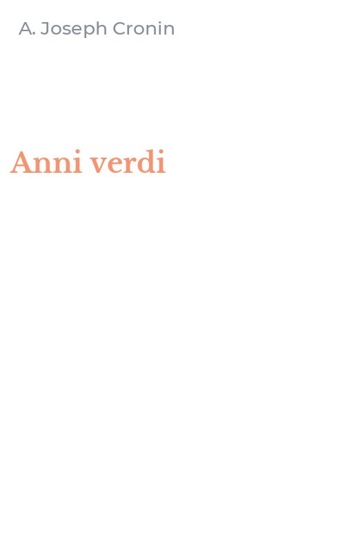 Anni verdi