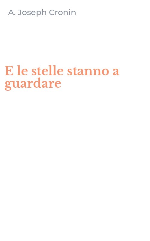 E le stelle stanno a guardare
