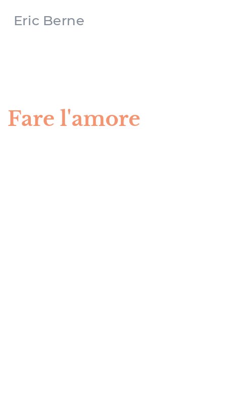 Fare l'amore
