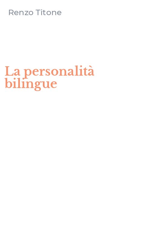 La personalità bilingue