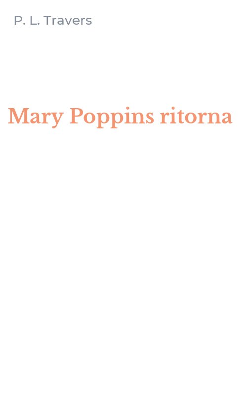 Mary Poppins ritorna