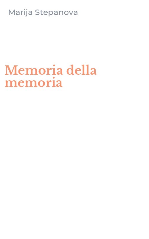 Memoria della memoria