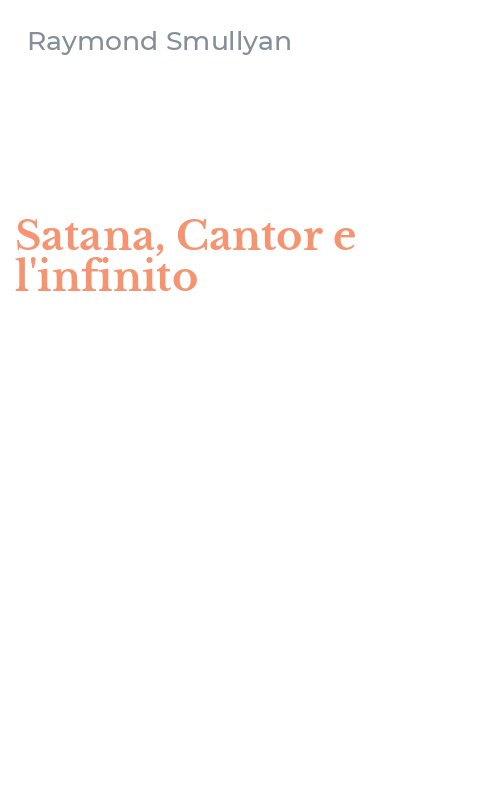 Satana, Cantor e l'infinito