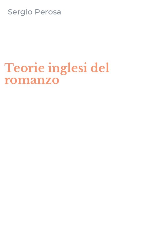 Teorie inglesi del romanzo