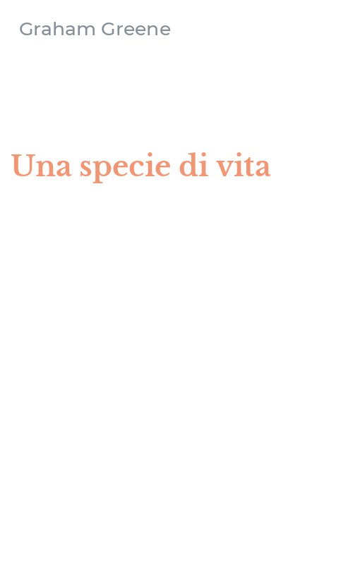 Una specie di vita