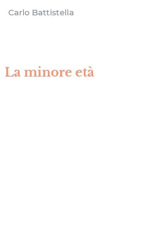 La minore età