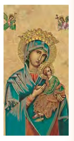 SANTINO ORO MADONNA MANTO VERDE