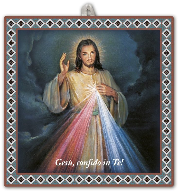 GESU MISERICORDIOSO - PIASTRELLA 20X20 CM