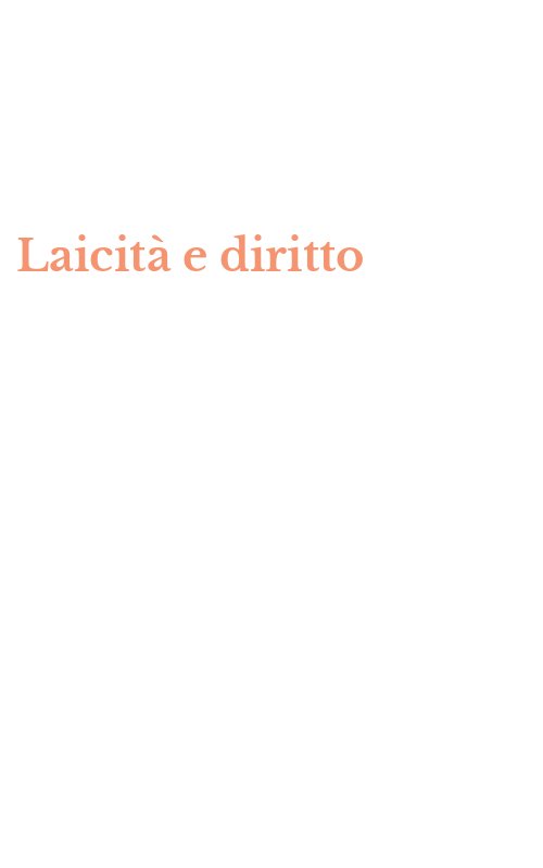 Laicità e diritto