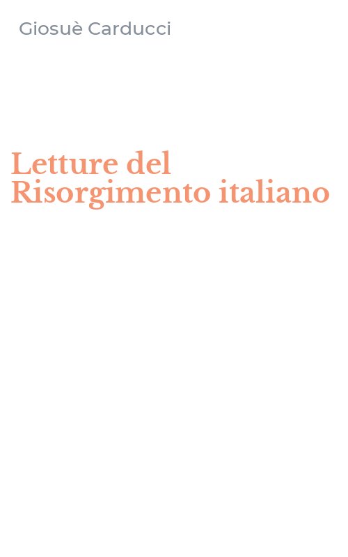 Letture del Risorgimento italiano
