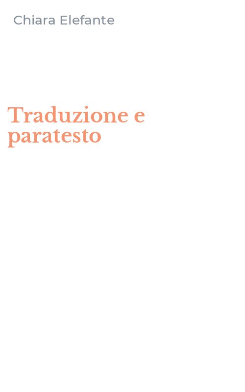 Traduzione e paratesto
