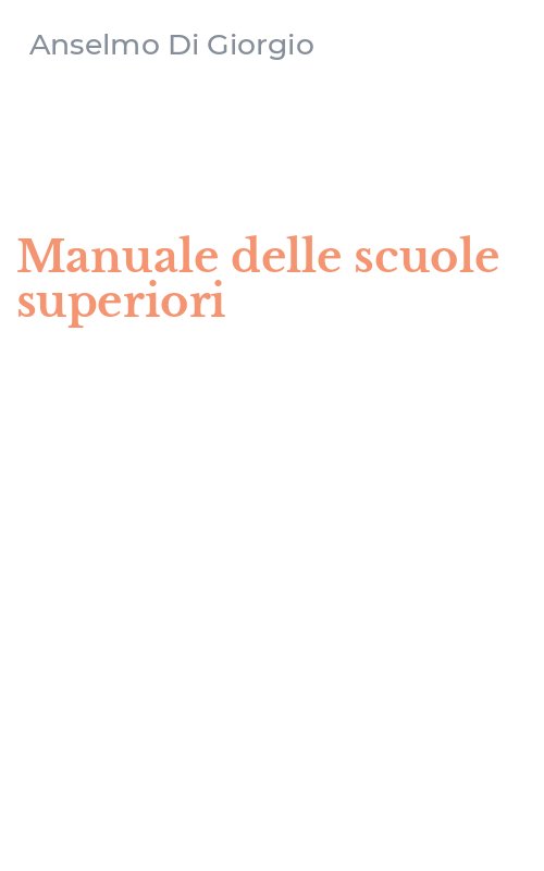 Manuale delle scuole superiori