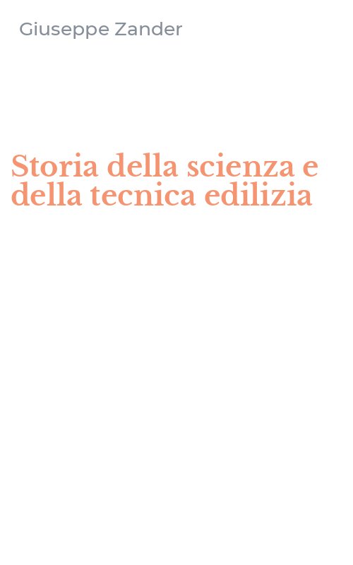 Storia della scienza e della tecnica edilizia