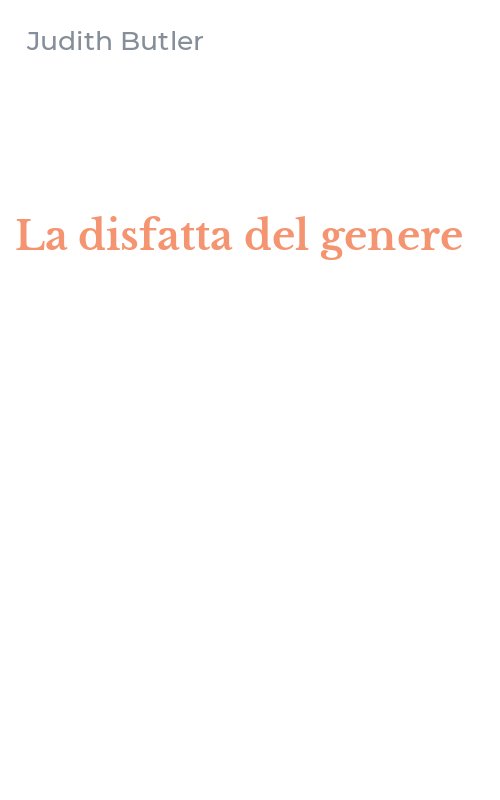 La disfatta del genere