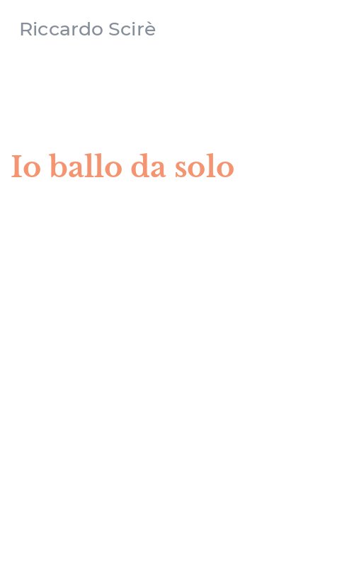 Io ballo da solo