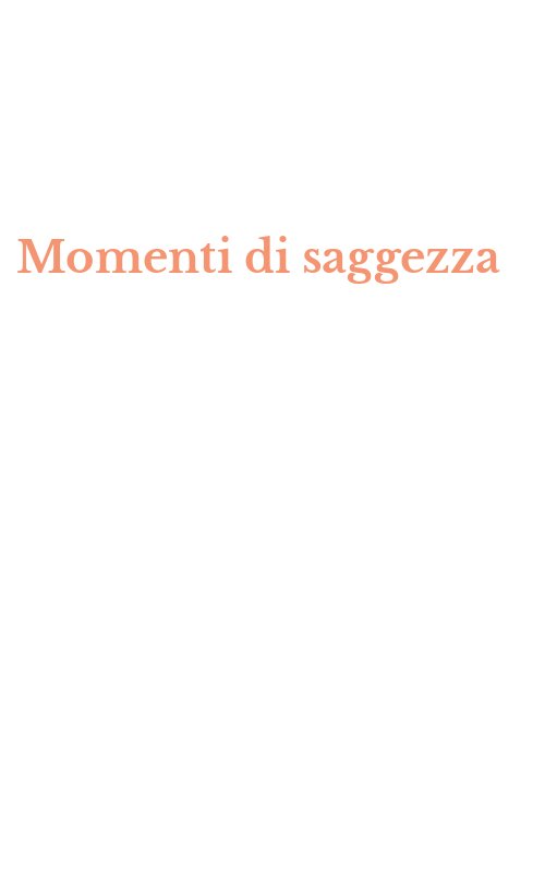 Momenti di saggezza