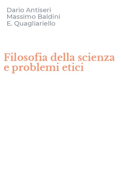 Filosofia della scienza e problemi etici