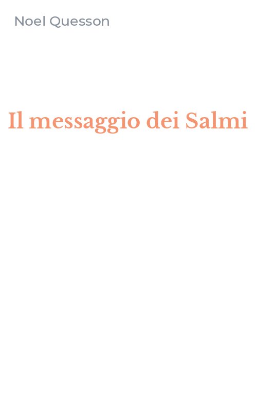 Il messaggio dei Salmi