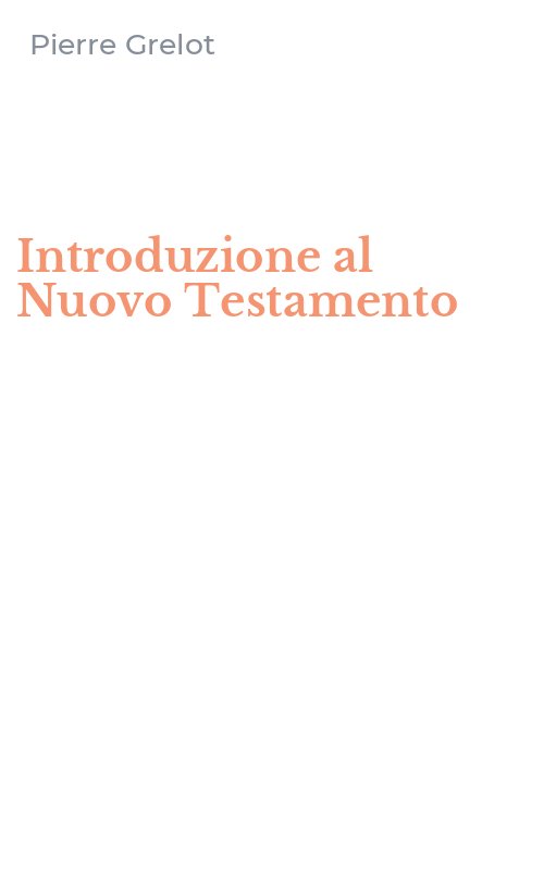 Introduzione al Nuovo Testamento